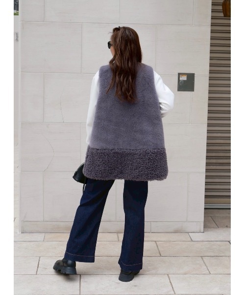 ボアドッキングファーベスト（その他アウター）｜BeBeoD（べベッド）の