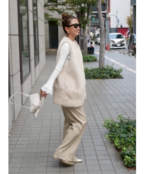 ボアドッキングファーベスト（その他アウター）｜BeBeoD（べベッド）の