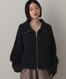 A part by（アパートバイ）の「ラクーンニットブルゾン（ブルゾン・レディース）」