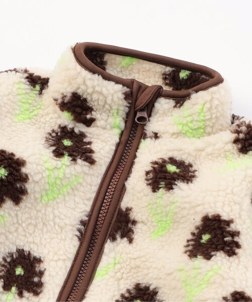 BREEZE（ブリーズ）の「【ジュニア対応】girlsボアジャケット（ブルゾン・キッズ・ブラウン/ピンク・80/90/100/110/120/130/140）」の8枚目の写真