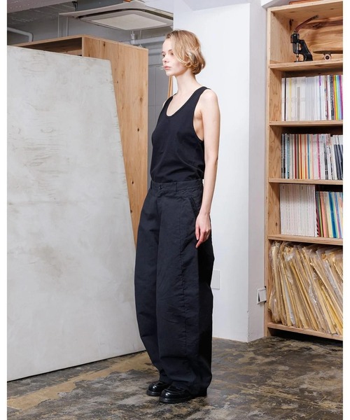 VOAAOV（ヴォアーブ）の「【VOAAOV】 DOUBLE FACE GARMENT DYE Tapered Pants（その他パンツ・メンズ・ネイビー/ブラック/チャコールグレー・0/1/2）」の4枚目の写真