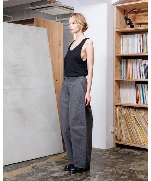 VOAAOV（ヴォアーブ）の「【VOAAOV】 DOUBLE FACE GARMENT DYE Tapered Pants（その他パンツ・メンズ・ネイビー/ブラック/チャコールグレー・0/1/2）」の9枚目の写真