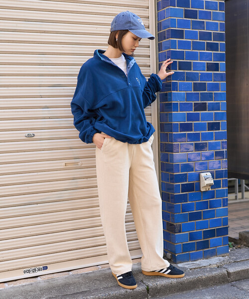 FREAK'S STORE(フリークスストア)の「ストレッチ コーデュロイ イージーパンツ(その他パンツ・レディース・チャコール/ブラウン/オフホワイト/ブルー・SMALL/MEDIUM)」の5枚目の写真