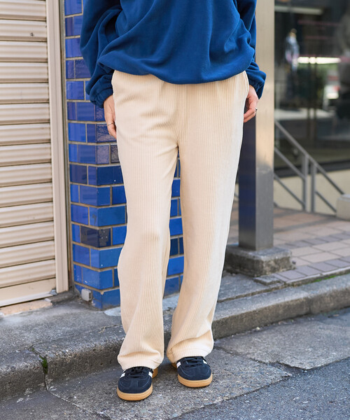 FREAK'S STORE(フリークスストア)の「ストレッチ コーデュロイ イージーパンツ(その他パンツ・レディース・チャコール/ブラウン/オフホワイト/ブルー・SMALL/MEDIUM)」の8枚目の写真