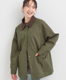 SHOO・LA・RUE（シューラルー）の「【S-LL】オーバーシルエットでこなれ感 襟コール カバーオール（ステンカラーコート）」