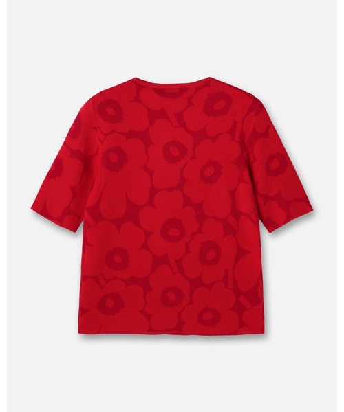 marimekko（マリメッコ）の「Rws Kehys Unikko / pullover（ニット/セーター・レディース・レッド・LARGE/MEDIUM/SMALL/X-SMALL）」の6枚目の写真