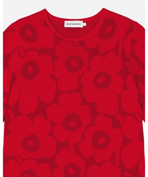 marimekko（マリメッコ）の「Rws Kehys Unikko / pullover（ニット/セーター・レディース・レッド・LARGE/MEDIUM/SMALL/X-SMALL）」の7枚目の写真