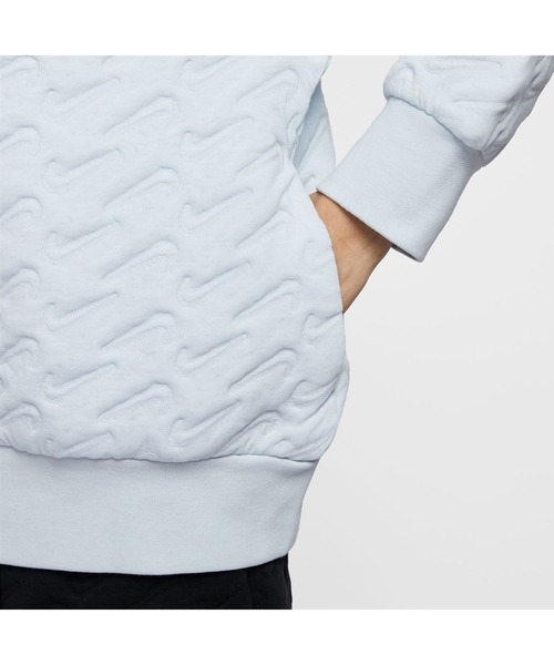 NIKE(ナイキ)の「ナイキ NIKE ナイキ NSW PHNX FLC LSE AOJ PO H(パーカー・レディース・グレー×ピンク/ブラック・S/M/L)」の7枚目の写真