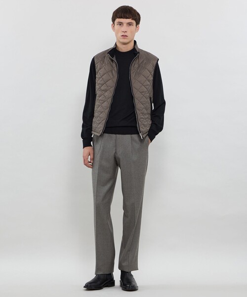 MACKINTOSH LONDON（マッキントッシュ ロンドン）の「【Adjustable Fit】ガンクラブフランネル 1プリーツスラックス（スラックス・メンズ・グレー系その他2・78/82/86/90）」の2枚目の写真