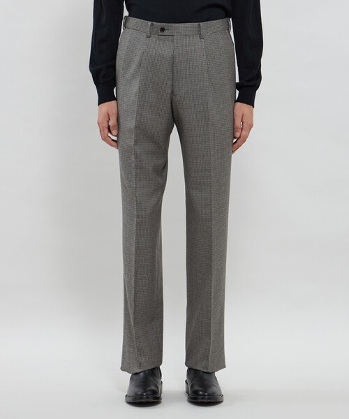MACKINTOSH LONDON（マッキントッシュ ロンドン）の「【Adjustable Fit】ガンクラブフランネル 1プリーツスラックス（スラックス・メンズ・グレー系その他2・78/82/86/90）」の3枚目の写真