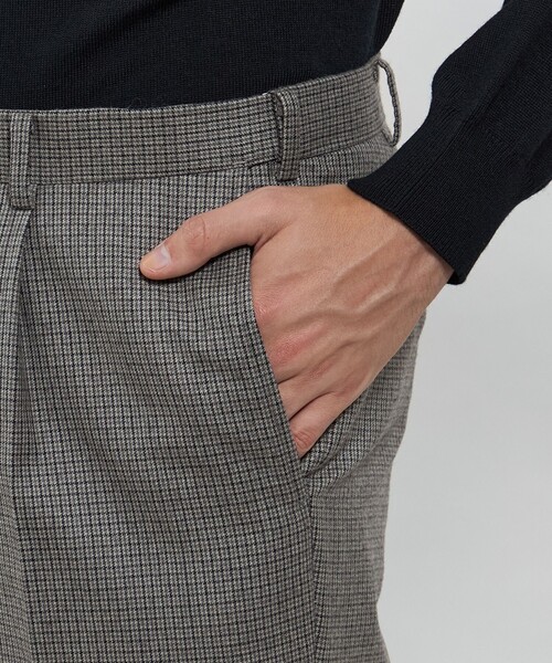 MACKINTOSH LONDON（マッキントッシュ ロンドン）の「【Adjustable Fit】ガンクラブフランネル 1プリーツスラックス（スラックス・メンズ・グレー系その他2・78/82/86/90）」の6枚目の写真