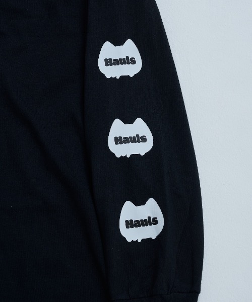 Hauls(ハウルズ)の「ドドーン!BIGロンTEE(Tシャツ/カットソー・レディース・ブラック/サックスブルー/ホワイト/ピンク・FREE)」の12枚目の写真