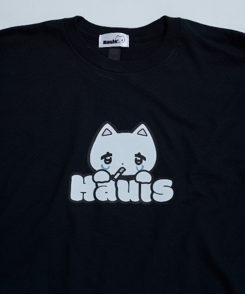 Hauls(ハウルズ)の「ドドーン!BIGロンTEE(Tシャツ/カットソー・レディース・ブラック/サックスブルー/ホワイト/ピンク・FREE)」の11枚目の写真