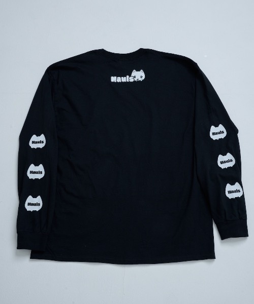 Hauls(ハウルズ)の「ドドーン!BIGロンTEE(Tシャツ/カットソー・レディース・ブラック/サックスブルー/ホワイト/ピンク・FREE)」の13枚目の写真