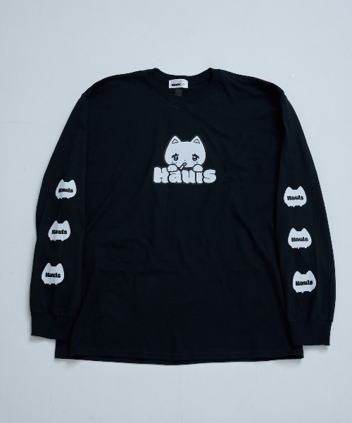Hauls(ハウルズ)の「ドドーン!BIGロンTEE(Tシャツ/カットソー・レディース・ブラック/サックスブルー/ホワイト/ピンク・FREE)」の10枚目の写真