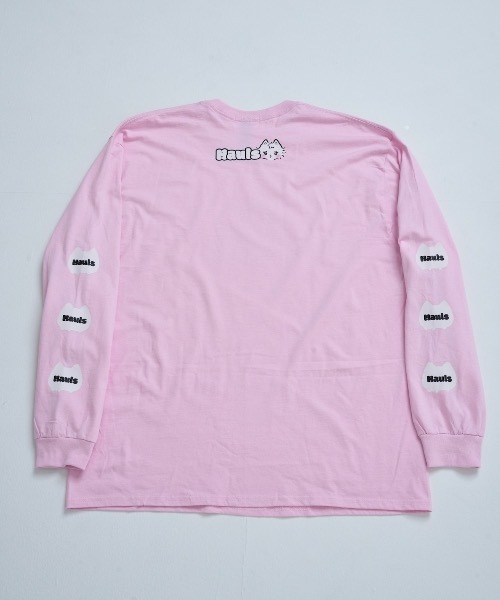Hauls(ハウルズ)の「ドドーン!BIGロンTEE(Tシャツ/カットソー・レディース・ブラック/サックスブルー/ホワイト/ピンク・FREE)」の21枚目の写真
