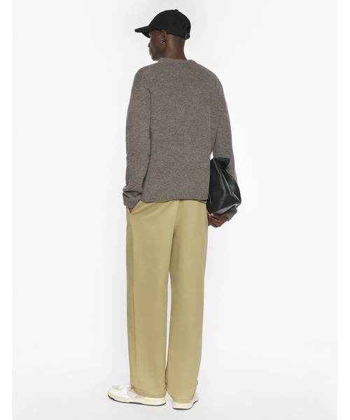 Maison Kitsune（メゾンキツネ）の「DRESSED FOX INTARSIA WOOL JUMPER（ニット/セーター・メンズ・ダークグレー/ブラック・XS/S/M/L/XL）」の12枚目の写真