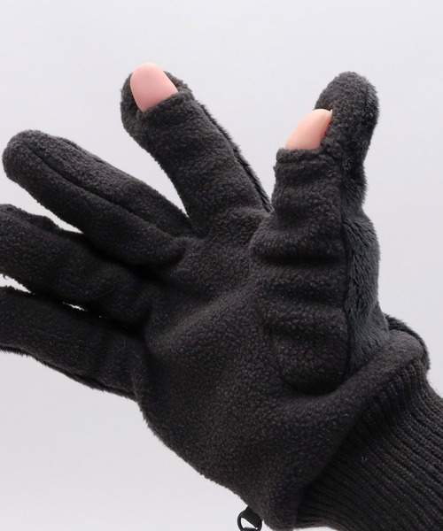 Champion(チャンピオン)の「5本指 シールボア グローブ 手袋 ダイレクトタッチ仕様(手袋・メンズ・チャコール/ブラック・FREE)」の9枚目の写真