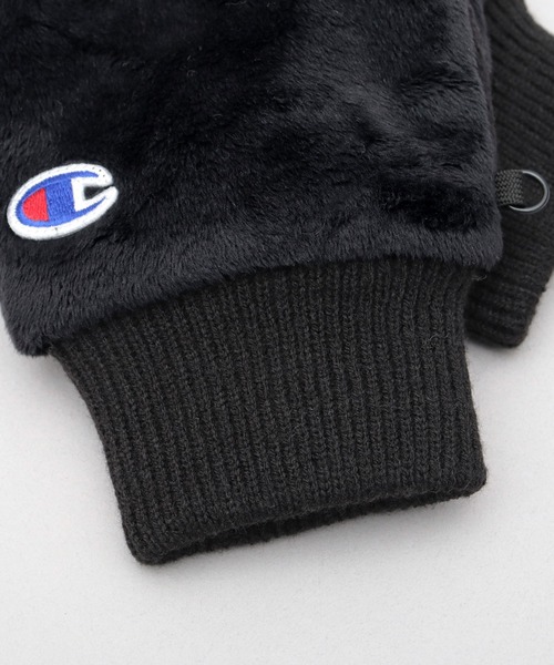 Champion(チャンピオン)の「5本指 シールボア グローブ 手袋 ダイレクトタッチ仕様(手袋・メンズ・チャコール/ブラック・FREE)」の12枚目の写真