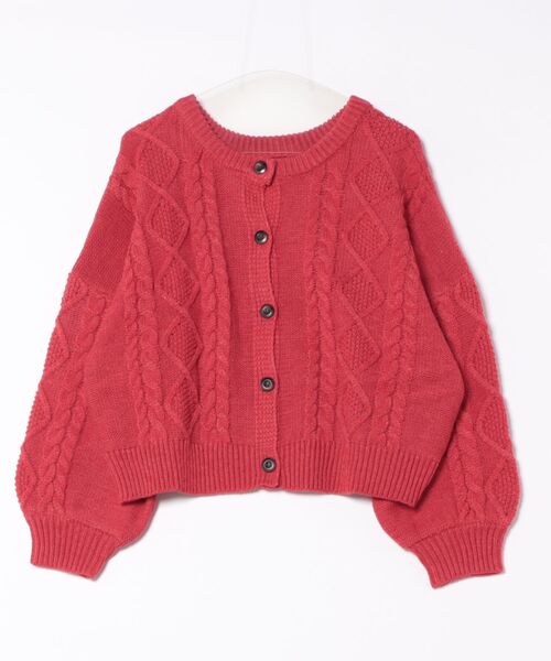 VIBGYOR（ヴィブジョー）の「【豊富なカラー展開】2WAY ショート丈クルーカーディガン(BL)（カーディガン/ボレロ・レディース・グレー/チャコールグレー/グリーン/レッド/ベージュ・FREE）」の5枚目の写真