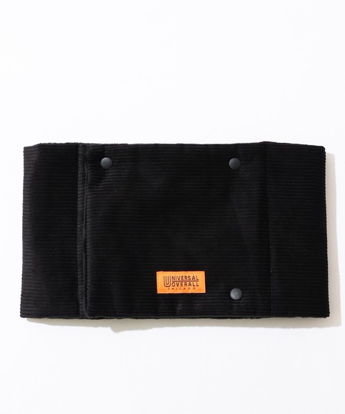 UNIVERSAL OVERALL(ユニバーサルオーバーオール)の「【UNIVERSAL OVERALL/ユニバーサルオーバーオール】コーデュロイ中綿 ボタンネックウォーマー(ネックウォーマー/スヌード・メンズ・ブラウン/ブラック・FREE)」の2枚目の写真