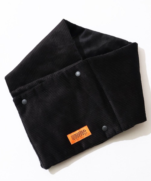 UNIVERSAL OVERALL(ユニバーサルオーバーオール)の「【UNIVERSAL OVERALL/ユニバーサルオーバーオール】コーデュロイ中綿 ボタンネックウォーマー(ネックウォーマー/スヌード・メンズ・ブラウン/ブラック・FREE)」の3枚目の写真