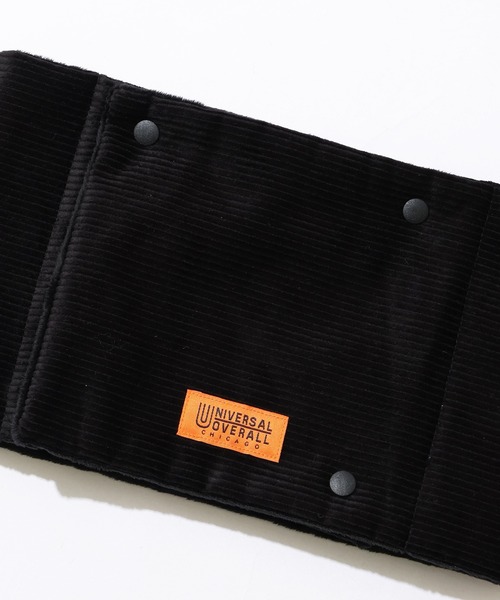 UNIVERSAL OVERALL(ユニバーサルオーバーオール)の「【UNIVERSAL OVERALL/ユニバーサルオーバーオール】コーデュロイ中綿 ボタンネックウォーマー(ネックウォーマー/スヌード・メンズ・ブラウン/ブラック・FREE)」の5枚目の写真