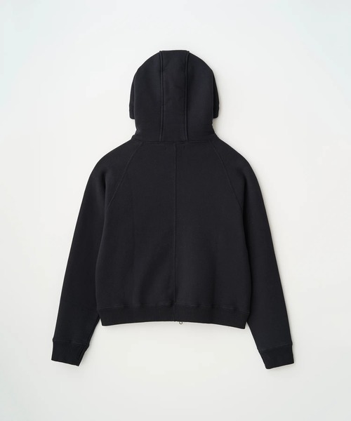 Juha(ユハ)の「【JUHA/ユハ】CROPPED BRUSHED HOODIE(パーカー・メンズ・ブラック/クリーム・3/4)」の3枚目の写真