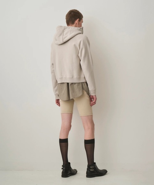 Juha(ユハ)の「【JUHA/ユハ】CROPPED BRUSHED HOODIE(パーカー・メンズ・ブラック/クリーム・3/4)」の7枚目の写真