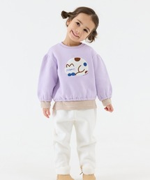 moimoln（モイモルン）の「【セットアップ】キャットレイヤー長袖トップス＆パンツ（セットアップ・キッズ）」