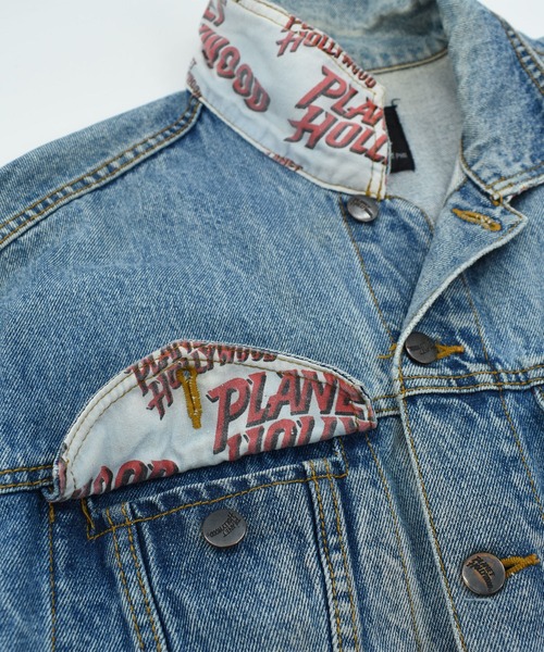 VINTAGE（ヴィンテージ）の「【USED】90’s PLANET HOLLYWOOD デニムジャケット（デニムジャケット・メンズ・ブルー・MEDIUM）」の5枚目の写真