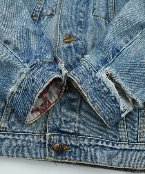 VINTAGE（ヴィンテージ）の「【USED】90’s PLANET HOLLYWOOD デニムジャケット（デニムジャケット・メンズ・ブルー・MEDIUM）」の7枚目の写真