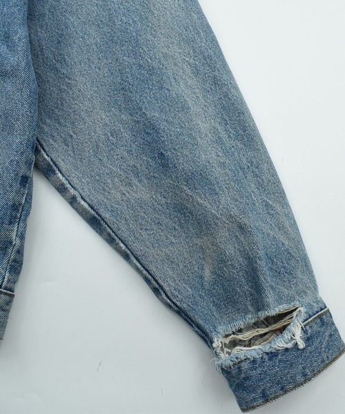 VINTAGE（ヴィンテージ）の「【USED】90’s PLANET HOLLYWOOD デニムジャケット（デニムジャケット・メンズ・ブルー・MEDIUM）」の10枚目の写真