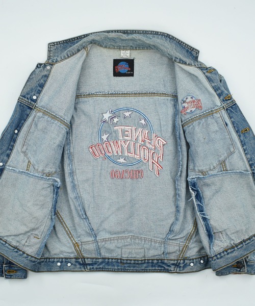 VINTAGE（ヴィンテージ）の「【USED】90’s PLANET HOLLYWOOD デニムジャケット（デニムジャケット・メンズ・ブルー・MEDIUM）」の11枚目の写真