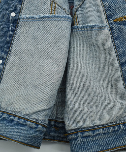 VINTAGE（ヴィンテージ）の「【USED】90’s PLANET HOLLYWOOD デニムジャケット（デニムジャケット・メンズ・ブルー・MEDIUM）」の12枚目の写真