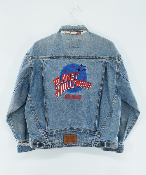 VINTAGE（ヴィンテージ）の「【USED】90’s PLANET HOLLYWOOD デニムジャケット（デニムジャケット・メンズ・ブルー・MEDIUM）」の13枚目の写真