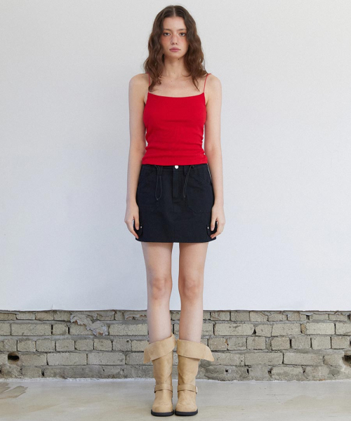 RENSE(レンセ)の「String Point Sleeveless Red(Tシャツ/カットソー・レディース・その他・OS)」の2枚目の写真