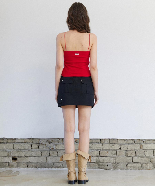 RENSE(レンセ)の「String Point Sleeveless Red(Tシャツ/カットソー・レディース・その他・OS)」の3枚目の写真