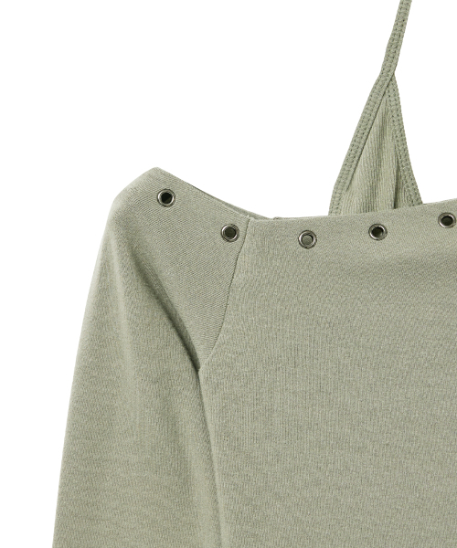 Midnight Move(ミッドナイトムーブ)の「eye set t (khaki)(Tシャツ/カットソー・レディース・その他・FREE)」の3枚目の写真