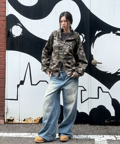 Midnight Move(ミッドナイトムーブ)の「eye set t (khaki)(Tシャツ/カットソー・レディース・その他・FREE)」の8枚目の写真