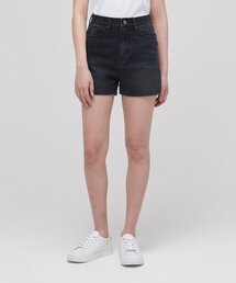 MUSINSA STANDARD WOMAN（ムシンサスタンダードウーマン）の「WOMENS BASIC DENIM SHORTS [WASHED BLACK]（デニムパンツ）」