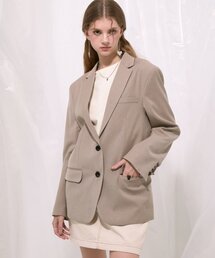 SALT AND CHOCOLATE（ソルトアンドチョコレート）の「(Setup) Semi Overfit Wool Blazer Beige 4W223D301（テーラードジャケット）」