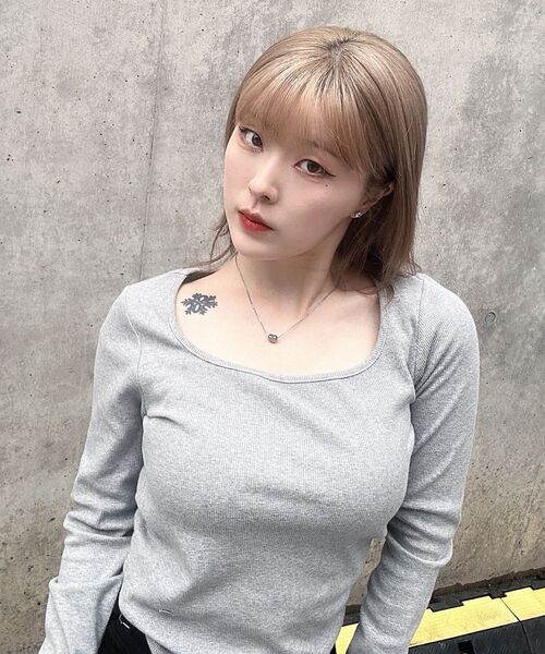 TTUDEMENT(トュードメント)の「SQUARE LONG SLEEVE TOP GREY(Tシャツ/カットソー・レディース・その他・FREE)」の7枚目の写真