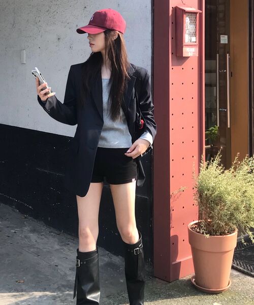 TTUDEMENT(トュードメント)の「SQUARE LONG SLEEVE TOP GREY(Tシャツ/カットソー・レディース・その他・FREE)」の10枚目の写真