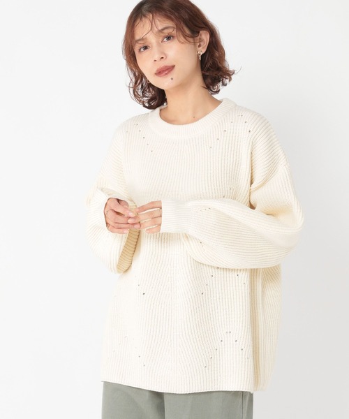 新品♡定価25,920円 ウールニット オフホワイト サイズ42 大特価❣️ JOURNAL STANDARD（ジャーナルスタンダード）の「ウールカシミヤホール