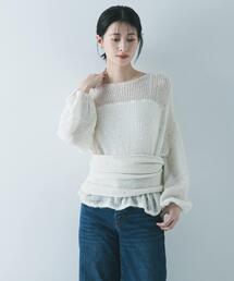 URBAN RESEARCH | スパンコールモヘヤルーズニット(ニット/セーター)