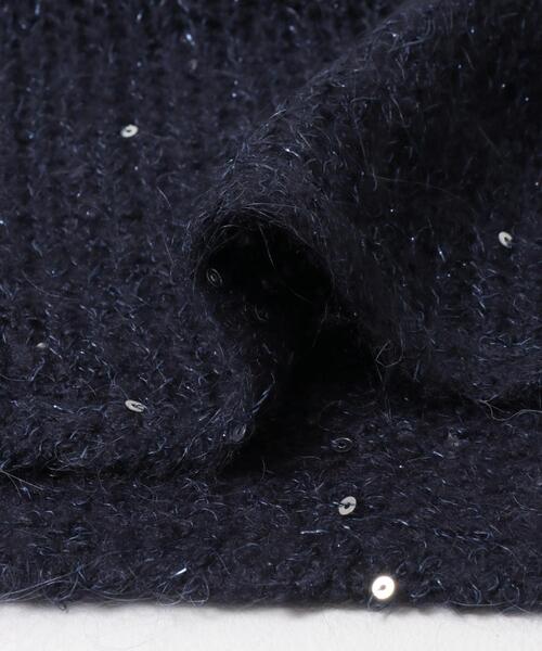 セール】スパンコールモヘヤルーズニット（ニット/セーター）｜URBAN