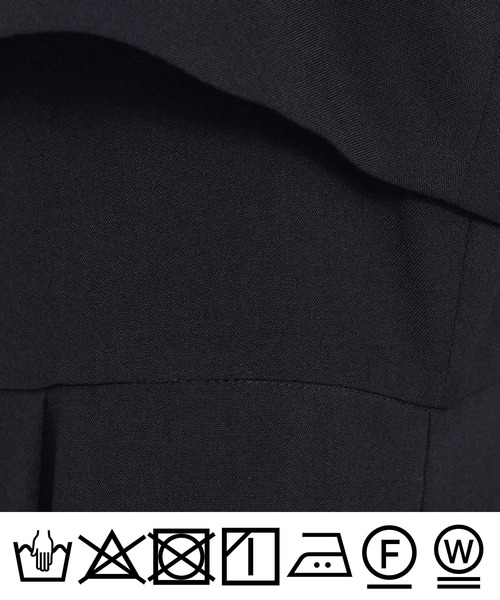 PICCIN PERLA(ピッチンペルラ)の「リボンサロペット(サロペット/オーバーオール・レディース・ブラック・M)」の10枚目の写真