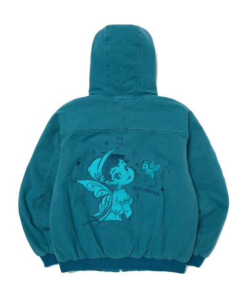 WKNDRS(ウィーキャンドース)の「FAIRY HOODED JK (D.MINT)(パーカー・レディース・その他・LARGE/X-LARGE/MEDIUM)」の6枚目の写真