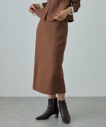 ROPE' | ウール混ニットポケット付きタイトスカート/イージーケア(スカート)